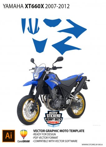 Dima moto Yamaha XT 660 X 2007-2012